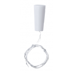 Lupok - Dop pentru sticlă cu LED AP721355-01, alb