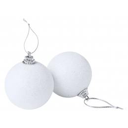 Yenkit - Set ornamente pentru brad AP781109-01, alb