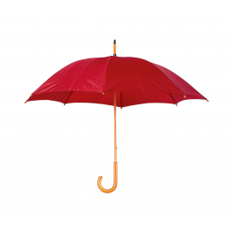 Santy - umbrelă cu mâner din lemn AP761788-05, roșu
