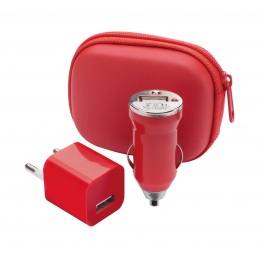 Canox - set încărcător USB AP741174-05, roșu