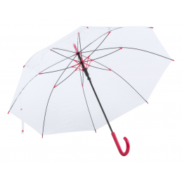Fantux - Umbrela transparenta AP721056-05, roșu