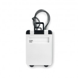 TRAVELLER - Etichetă bagaj din plastic     MO8718-06, White