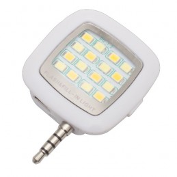 SELFIE FLASH lanterna pentru telefon mobil 16 LED-uri - R64331.06, white