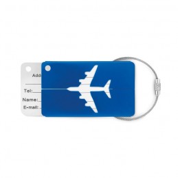 FLY TAG - Etichetă  bagaje din aluminiu  MO9508-37, Royal blue