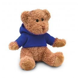 JOHNNY - Ursuleț din pluș cu tricou     MO7375-04, Blue