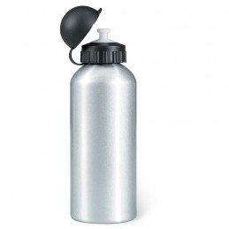 BISCING - Sticlă metalică. Volum 600 ml. KC1203-16, Dull silver