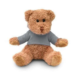 JOHNNY - Ursuleț din pluș cu tricou     MO7375-07, Grey