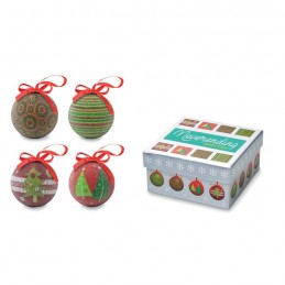 SQUARY - Set globuri Crăciun în cutie   CX1441-99, multicolour