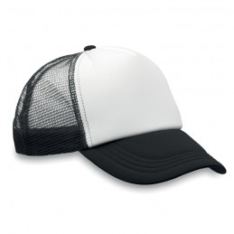 TRUCKER CAP - Şapcă din poliester (plasă, în MO8594-03, Negru