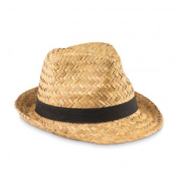 MONTEVIDEO - Pălărie din paie naturale      MO9844-03, Negru