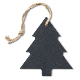 SLATETREE - Ornament brad din ardezie      CX1433-03, Negru