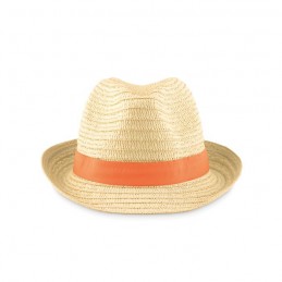 BOOGIE - Pălărie din paie naturale      MO9341-10, Portocaliu
