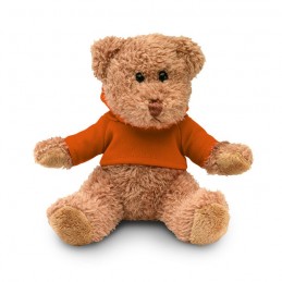 JOHNNY - Ursuleț din pluș cu tricou     MO7375-10, Portocaliu