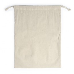 ZAPAX. Drawstring bag in 120 gsm cotton - BO7615, BEIGE