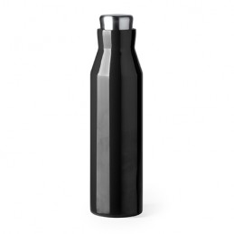 TORKE. Double wall thermos bottle in 304 stainless steel - BI4139, BLACK