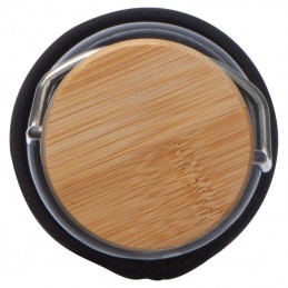Sticlă de băut cu husă neopren - 6318103, Negru