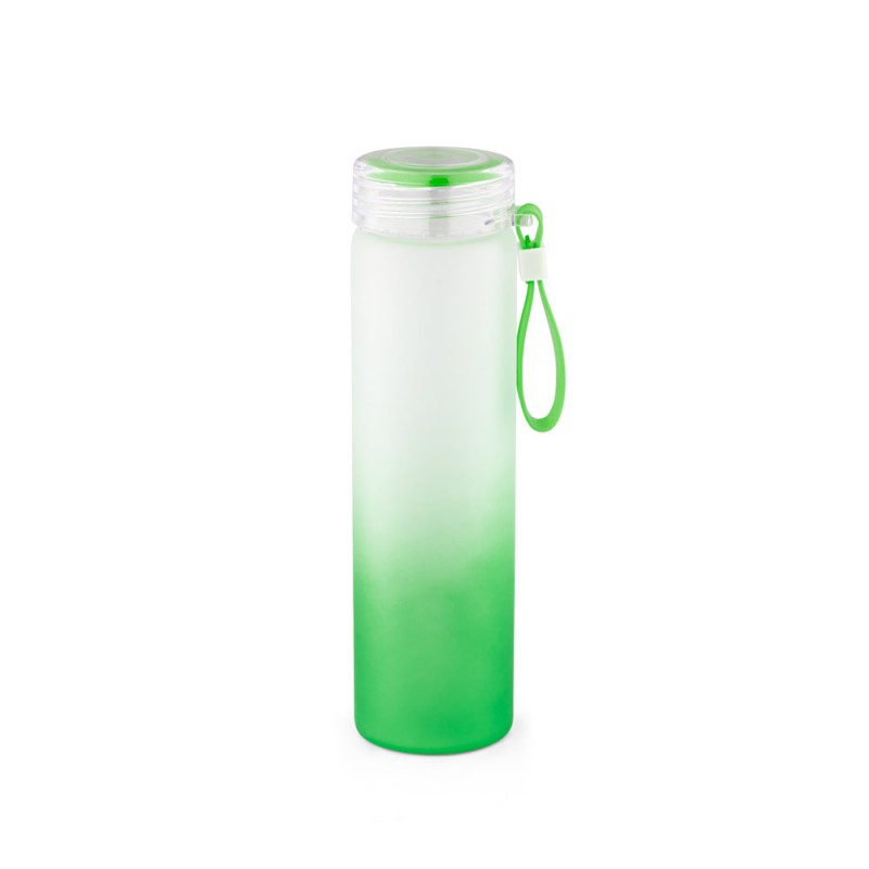 WILLIAMS. Sticlă din sticlă borosilicată cu capac tip șurub din PP - 94669, Verde