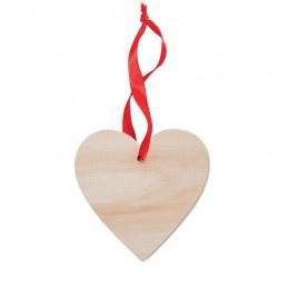 WOOHEART - Decorațiune inimă              MO9376-40, Wood