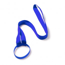 ALDAZ. Suport cu șnur pentru cană cu bandă din silicon reglabilă - LY7047, ROYAL BLUE
