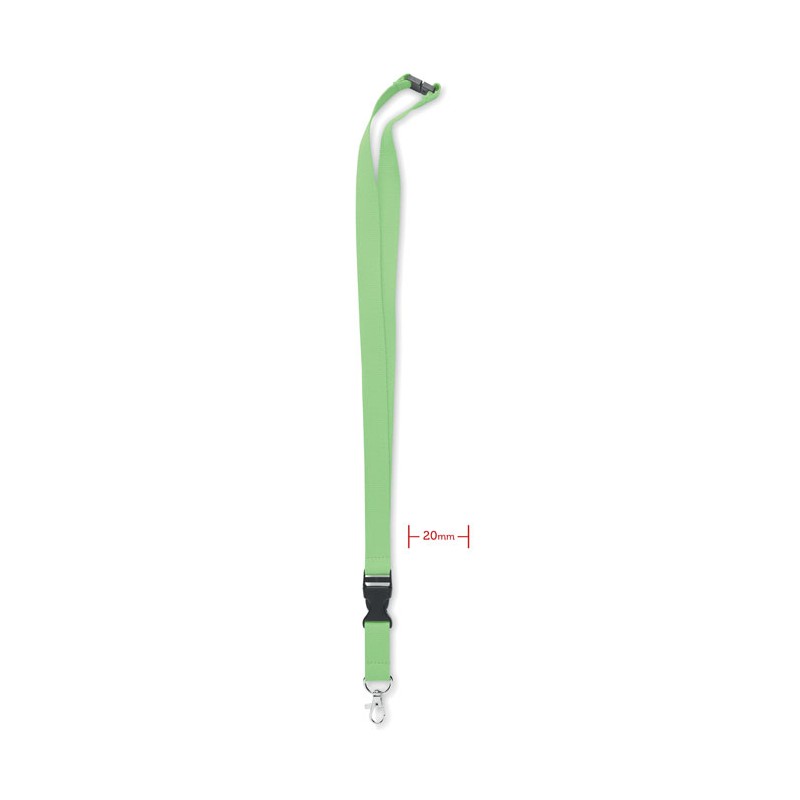 LANNYCOT - Lanyard cu carabină 20 mm      MO6708-48, Lime