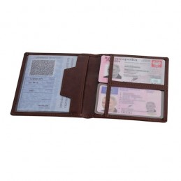 CLASSIC card and document case,  brown - R01043.10
