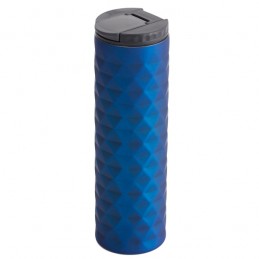 HALIFAX thermo mug 450 ml,  dark blue - R08318.42