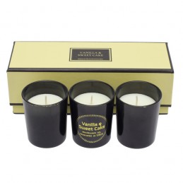 SCENTED SET set of perfumed candles,  beige - R17478