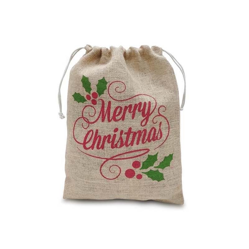XMAS JUTE jute bag, beige - R22925.13
