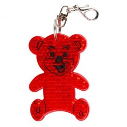TEDDY RING reflective key ring,  red - R73235.08