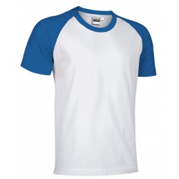 Collection t-shirt CAIMAN, white-royal blue - 160g