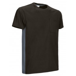 T-shirt THUNDER, black-grey cement - 160g