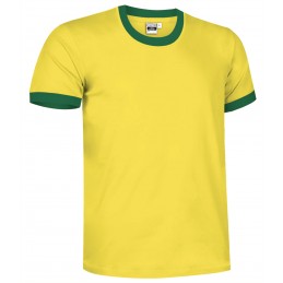 Collection t-shirt COMBI, yellow lemon-green kelly - 160g