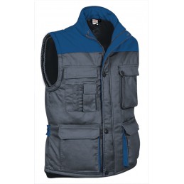 Vest THUNDER, cement grey-royal blue - 250g