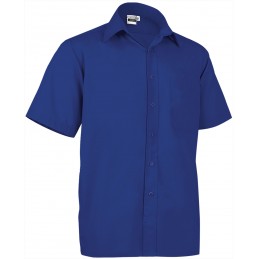 Short sleeve shirt OPORTO, blue blue - 120g