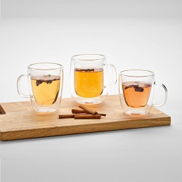 Elbe 220 Mug Borosilicate Glass 250 ml , AMG013-110 - Transparent