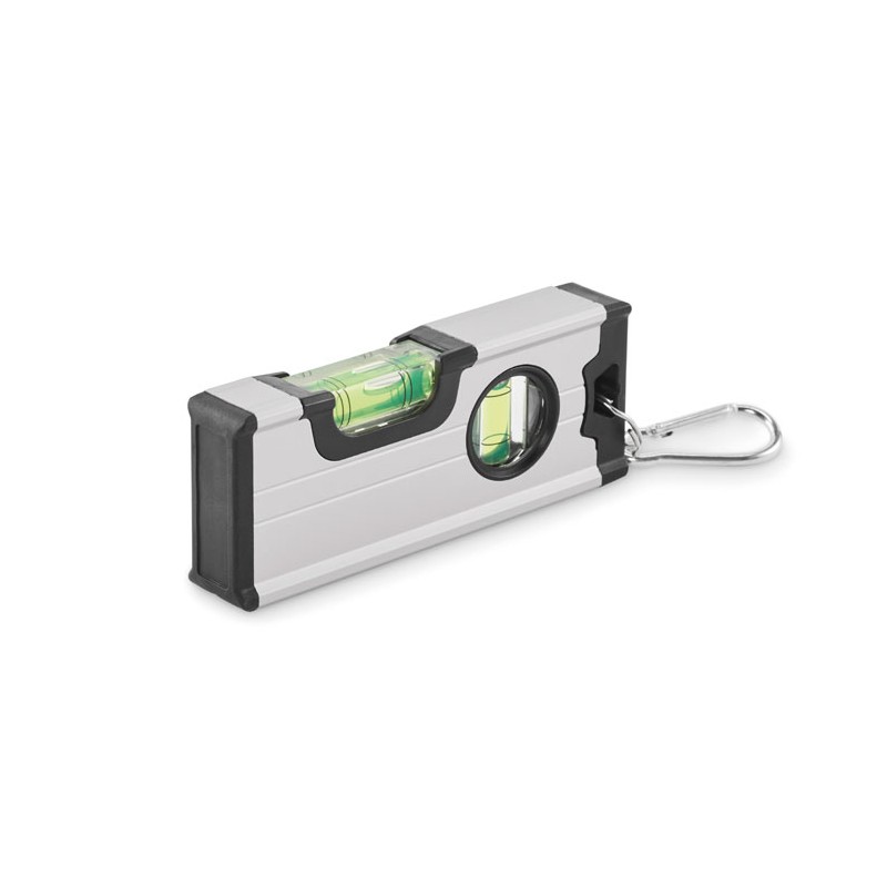 MAGNEL, Mini poloboc magnetic din aluminiu, Argintiu - MO2474-14