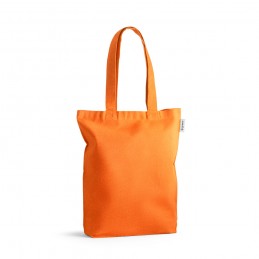 MERIDA. Sacoșă (220 g/mp) din bumbac (50%), bumbac reciclat (30%) și poliester (20% rPET), Portocaliu - 92326-128