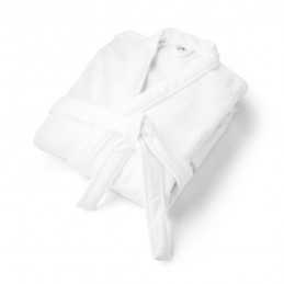 RUFFALO. Halat de baie (350 g/m²) din bumbac (82%) și bumbac reciclat (18%), Alb - 95068-106
