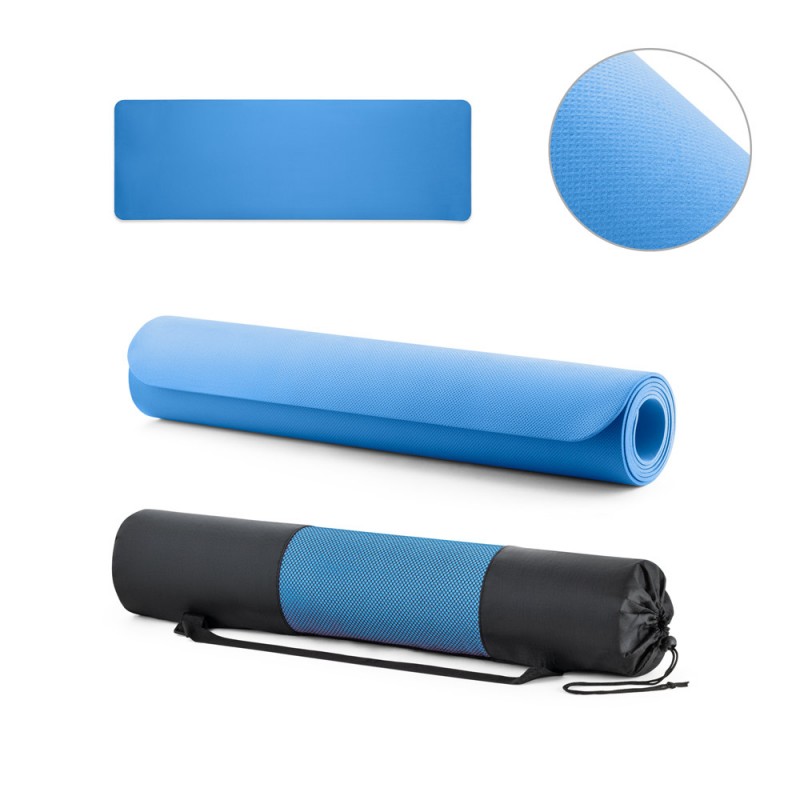 ZION. Covoraș de exerciții EVA pentru yoga. Grosime de până la 4 mm, Albastru deschis - 98137-124