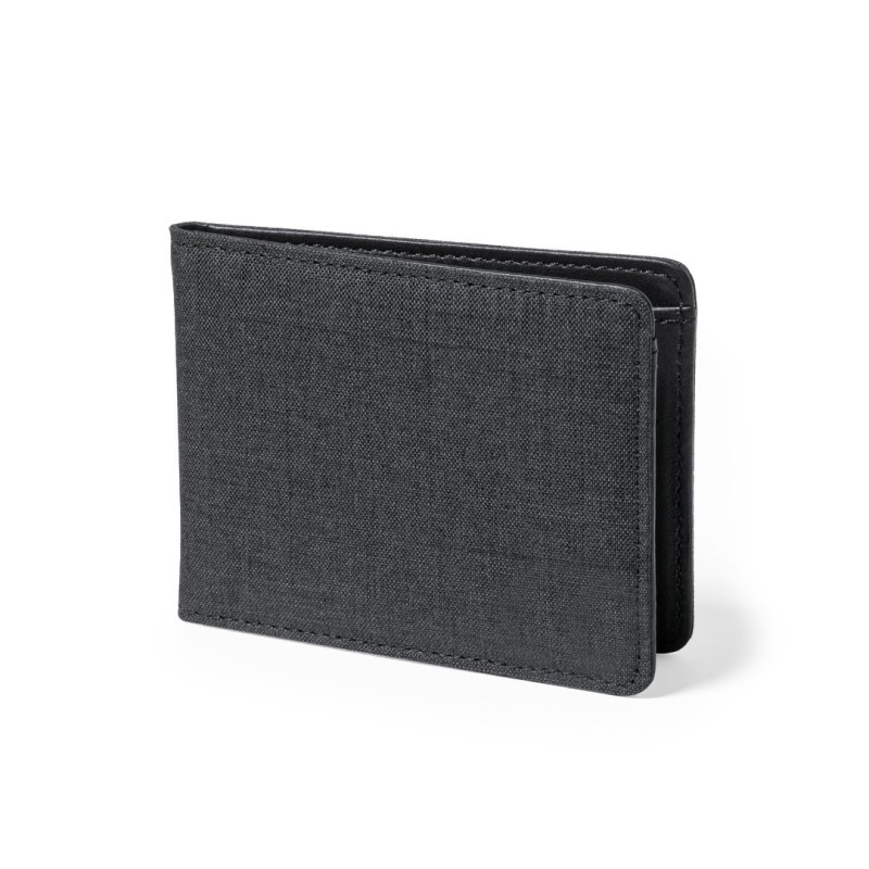 Kenxo. Card Holder Wallet (MAKITO 1901 ) - BLACK